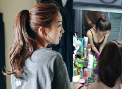 Con bé chổng đít ra đút vào ngay